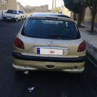 پژو ۲۰۶ مدل ۸۳ رنگ بژ|خودرو سواری و وانت|مرودشت, ثبت احوال|دیوار