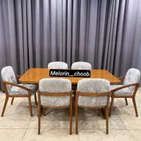 میز نهار خوری پولیشی دسته دار