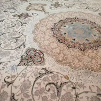 فرش ماشینی ۹ متری تک رنگ روشن