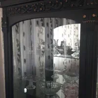 بوفه بزرگ میز شیشه ای