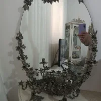 آینه شمعدان برنز خیلی شیک