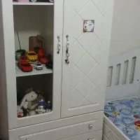 ست تخت وکمد کودک درحدنو