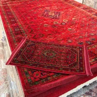 فرش ماشینی هرمس(فرش آوین)قرمز