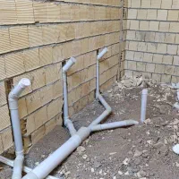 کار ساختمانی لوله