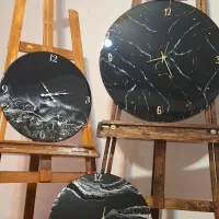 ساعت رزینی دست ساز و تابلو