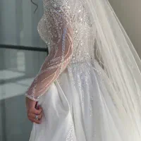 لباس عروس کامل جواهر دوزی شده|لباس|کرج, گوهردشت|دیوار