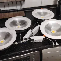 چراغ  led سقفی تو کار