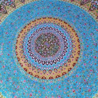 فرش تمام ابریشم نو|فرش|گرمدره, |دیوار