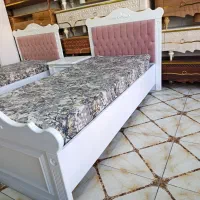 دو عدد تخت و خواب یک نفره همراه کتابخانه و پاتختی|تخت و سرویس خواب|مهاباد (آذربایجان غربی), |دیوار