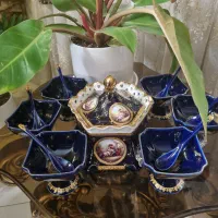 چینی مرغی طلاکوب|ظروف سرو و پذیرایی|اصفهان, باغ دریاچه|دیوار