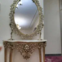 آینه شمعدان اصل برنجی|بوفه، ویترین، کنسول|مرند, |دیوار