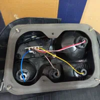 چراغ عقب خطر پراید 132فنرلول دوگانه تیبا وایر تیبا|قطعات یدکی و لوازم جانبی|رشت, هلال احمر|دیوار