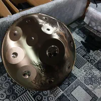 هنگدرام 12 نت استیل پولیشی طرح دار خاص پسند|درام و پرکاشن|تهران, بهارستان|دیوار