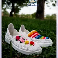 گیوه های دست بافت زیره تزریق