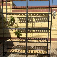 قفسه چوبی فلزی فروشی