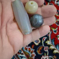 سه عدد مهره عقیق