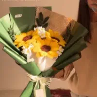 دسته گل عروسک