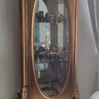 بوفه تمام چوب روس منبت ویترین|بوفه، ویترین، کنسول|پردیس, فاز ۱۱|دیوار