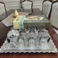 ست چایخوری برنجی ترک