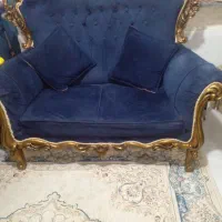 مبل مخمل سرمه ای|مبلمان خانگی و میز عسلی|رشت, حمیدیان|دیوار