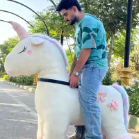 عروسک اسب تک شاخ غول پیکر سالیوان