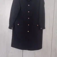 مانتو مشکی دگمه دار آکبند نونو تابستانی خنک