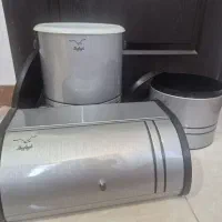 سطل برنج و حبوبات،ظرف نان