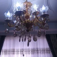 لوستر تمام برنجی رنگ ثابت طلایی