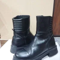نیم بوت چرم اصل سایز۳۸