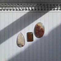 ۳ عدد سنگ عقیق طبیعی