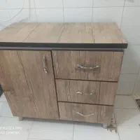 کابینت سه کشو و دو طبقه در حد نو