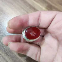 انگشتر عقیق سرخ یمن دستساز|جواهرات|میبد, |دیوار