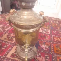 سماور قدیمی برنجی ذغالی و نفتی