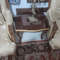 مبل سلطنتی ۹نفره.  چوب تنه انگلیسی|مبلمان خانگی و میز عسلی|رشت, استقامت ۱|دیوار