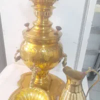 سماور ذغالی با سرویس