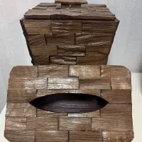 ست جادستمالی و سطل تمام چوب