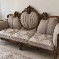 مبلمان 9 نفره سلطنتی+ میز ناهارخوری 8 نفره ست هم