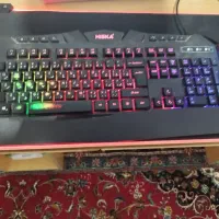 کیبورد گیمینگ هیسکا rgb