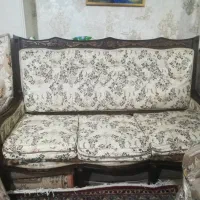 مبل هفت نفره استیل چوبی کنده کاری|مبلمان خانگی و میز عسلی|تهران, آذربایجان|دیوار
