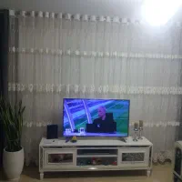 پرده با میل پرده پانچ شده