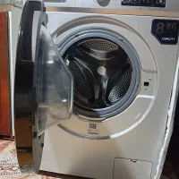 لباسشویی سام 8کیلویی|ماشین لباسشویی و خشک‌کن لباس|زرین دشت (همدان), |دیوار