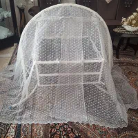 گهواره آهنی دوقلو در حد نو با تشک و پشه بند|تخت و صندلی بچه|پیر بکران, |دیوار