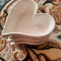 ۱۲ عدد کاسه سفال قلبی