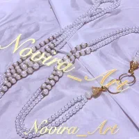 ریسه مرواریدی مدل جدید کناره پرده