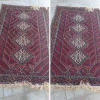دو تخته فرش دستباف قدیمی استفاده نشده کرمان، پشم