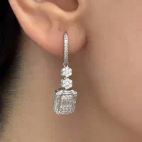 گوشواره نقره کادو سالگرد تولد اعیانی شیک زیبا۵۲-۶۲|بدلیجات|تبریز, |دیوار