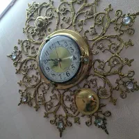 ساعت دیواری برنز جنس برنج