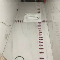 کاشی کاری سرامیک کف بدنه دوغابی چسبی