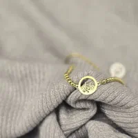 دستبند طلای زنانه و پلاک کودکانه با طراحی خاص|جواهرات|اهواز, کوی باهنر|دیوار