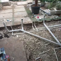 لوله کشی استخر موتورخانه شیر الات نصب پمپ